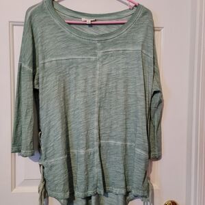 Umgee Sage Green Tunic Top